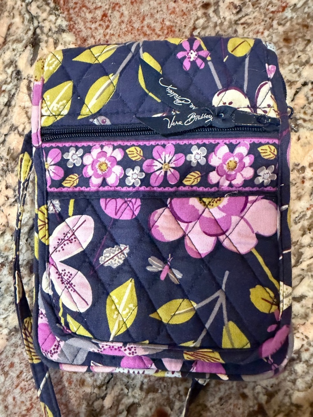 Vera Bradley Cross Body Floral Print Bag